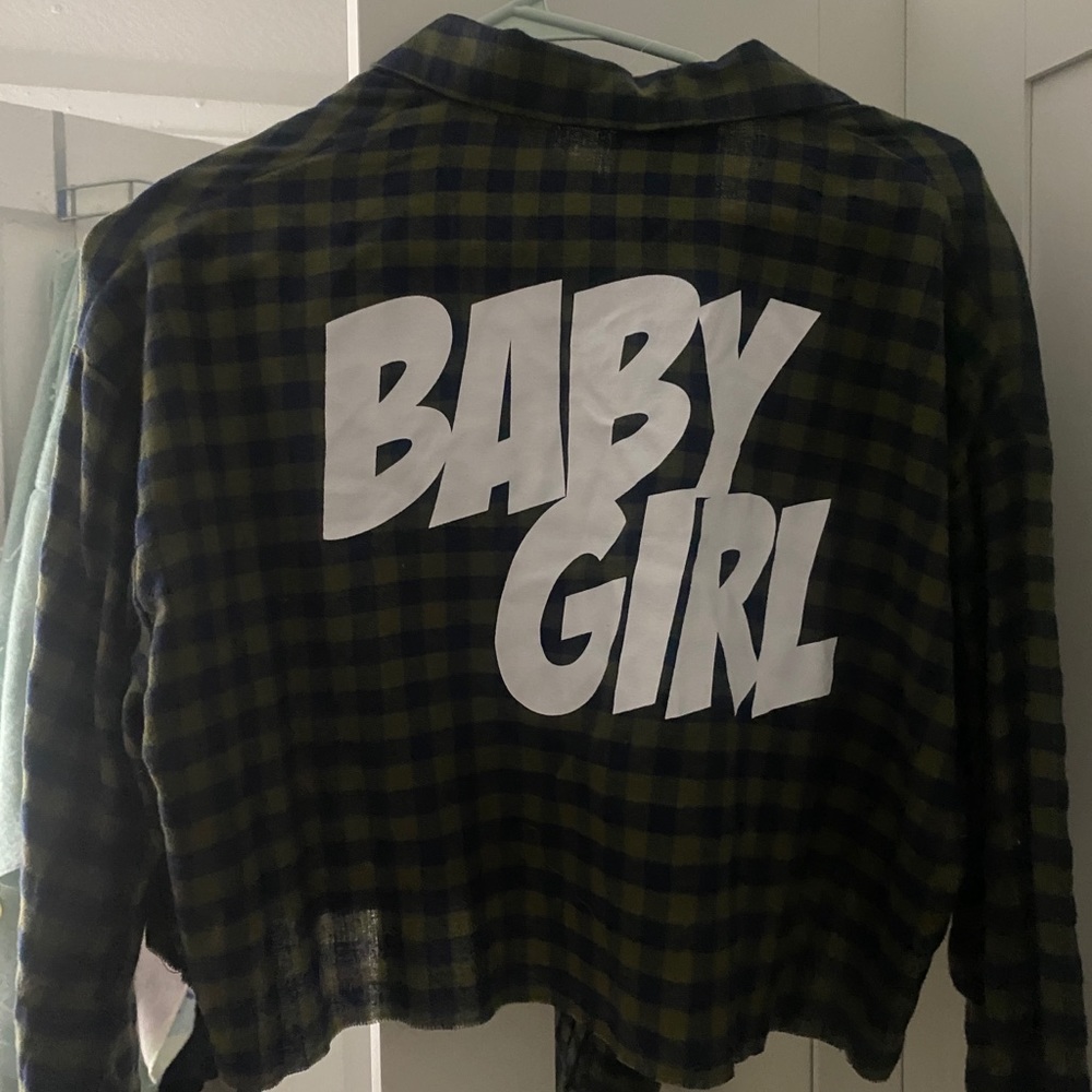 Fashion Nova Cropped Flannel